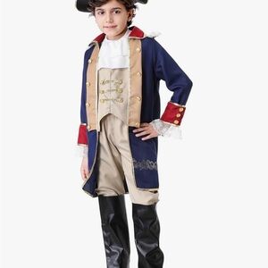 Kids George Washington Halloween Costume Boys Large size 8-10 Reenactment